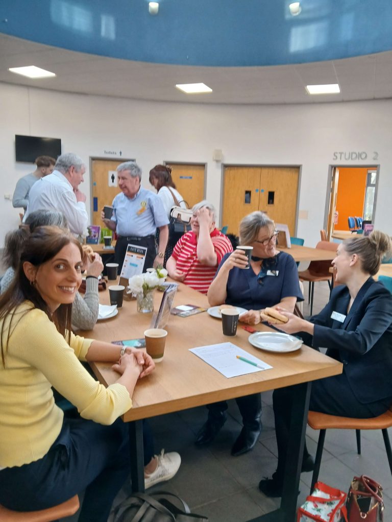 pre coffee and bacon baps at Verwood Business Network